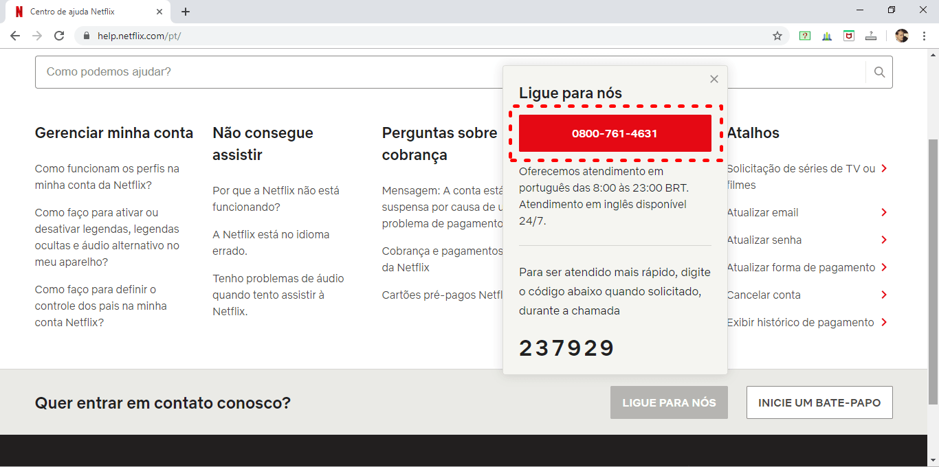 Netflix Brasil: telefone 0800, central de ajuda, como funciona, como  cancelar